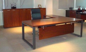 钢木办公桌